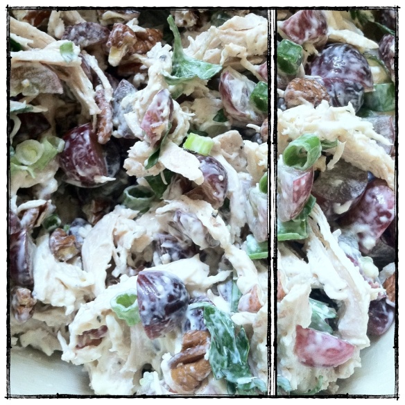 Chicken Salad with Parsley, Grapes, + Pecans (gluten-free, paleo)